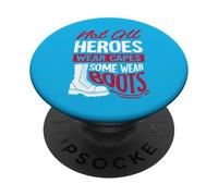 No Todos los héroes Usan Capas, Algunas de Uso de Botas PopSockets PopGrip Adhesivo