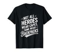 No todos los héroes usan capas Algunos usan mochilas Camiseta