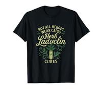No Todos los héroes Usan Capas Herb Lady Lab Art Camiseta