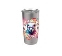 No todos los hombres siempre un hombre Feminista Rally Cry Vaso térmico de acero inoxidable de doble pared
