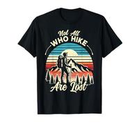 No todos los que caminan están perdidos Vintage Senderismo Aventura al aire libre Camiseta
