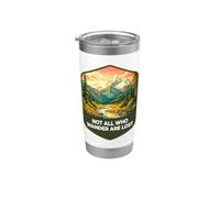 No todos los que deambulan están perdidos Vaso térmico de acero inoxidable de doble pared