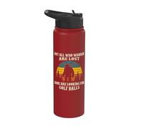 No todos los que deambulan perdieron algunos buscando pelota de golf Bigfoot Stainless Steel Insulated Water Bottle