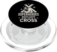 No Todos los superhéroes Llevan Capas Jesús Llevaba una Cruz PopSockets PopGrip para MagSafe