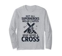 No Todos los superhéroes Llevan Capas La mía Llevaba una Cruz Manga Larga