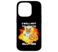 No toleraré el Gluten, Divertido, sin Gluten, celíaco Carcasa para iPhone 14 Pro