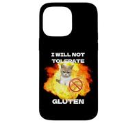 No toleraré el Gluten, Divertido, sin Gluten, celíaco Carcasa para iPhone 14 Pro MAX