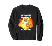 No toleraré el Gluten, Divertido, sin Gluten, celíaco Sudadera