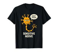 No Toque el nervio Sensible Divertido Neurociencia Biología Juego de Palabras Camiseta