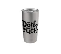 No toques al lindo erizo Vaso térmico de acero inoxidable de doble pared