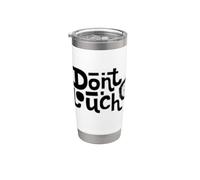 No toques al lindo erizo Vaso térmico de acero inoxidable de doble pared