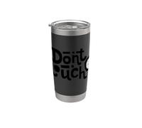 No toques al lindo erizo Vaso térmico de acero inoxidable de doble pared