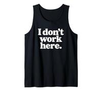 No Trabajo aquí - Funny Office Camiseta sin Mangas