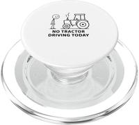 No Tractor Conduce Hoy Granjero Agricultura Papá Hombres Abuelo PopSockets PopGrip para MagSafe