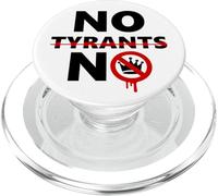 No Tyrants No Kings Resist Stop Fascism Protest Anti-Fascism PopSockets PopGrip para MagSafe
