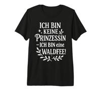 No una Princesa, Soy un Hada del Bosque Camiseta Premium