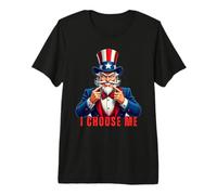 No Uncle Sam I Choose Me Autenticidad y Resiliencia Camiseta Premium