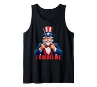 No Uncle Sam I Choose Me Autenticidad y Resiliencia Camiseta sin Mangas