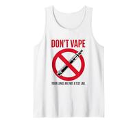 No Vape Sus Pulmones No Son Un Laboratorio De Pruebas Camiseta sin Mangas