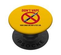 No Vape Sus Pulmones No Son Un Laboratorio De Pruebas PopSockets PopGrip Adhesivo