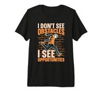 No Veo obstáculos Veo Freerunning Freestyler Parkour Camiseta Premium