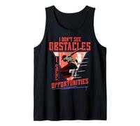 No veo obstáculos, veo oportunidades Camiseta sin Mangas