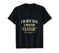 No viejo, solo tipografía de serif audaz "clásica" Camiseta