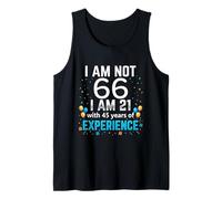No voy a Cumplir 66 años, Broma Divertida de 66 años, Humor de cumpleaños Camiseta sin Mangas