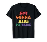 No voy a esconder mi orgullo LGBTQ Flower Rainbow Gay Pride Camiseta