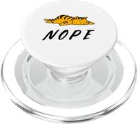 No voy a hacerlo, gato, gatito cansado, duerme, regalo de amor animal PopSockets PopGrip para MagSafe