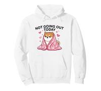 No voy a Salir Hoy Divertido Perro Shiba Sudadera con Capucha