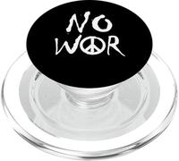 No War - con símbolo de la Paz con símbolo de la Paz PopSockets PopGrip para MagSafe