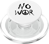 No War - con símbolo de la Paz con símbolo de la Paz PopSockets PopGrip para MagSafe