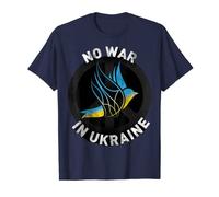 No War In Ucrania I-Stand With Ucrania Signo de paz Apoyo Camiseta