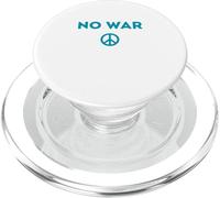 No War Peace Sign Anti-Guerra PopSockets PopGrip para MagSafe
