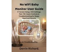No WiFi Baby Monitor User Guide: 5" Screen Setup, VOX Settings, Pan-Tilt-Zoom Controls & Troubleshooting for Sleep-Deprived Parents