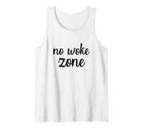 No Woke Zone Votación no despertada Votación Elecciones Votantes Primarias Camiseta sin Mangas