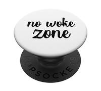 No Woke Zone Votación no despertada Votación Elecciones Votantes Primarias PopSockets PopGrip Adhesivo