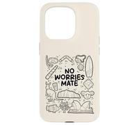 No Worries Mate - Diseño de Humor Australiano Carcasa para iPhone 15 Pro
