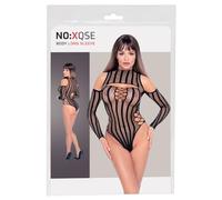 No:Xqse Body de manga larga para mujer Negro S-L