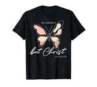 No Yo Más Pero Cristo Gálatas 2:20 Mariposa Cristiana Camiseta