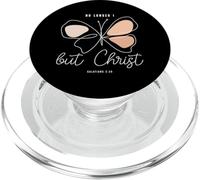 No Yo Más Pero Cristo Gálatas 2:20 Mariposa Cristiana PopSockets PopGrip para MagSafe