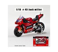 (No43 Jack Miller) Maisto 1:18 NUEVO 2021 Ducati Lenovo Team #43 #63 Casting de Moto GP Racing