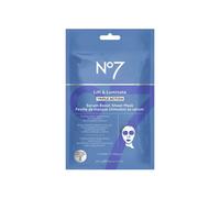 No7 Lift & Luminate Triple Action Suero Boost Sheep Mask - Masilla facial anti -envejecimiento de la piel radiante con cido hialurnico y hibisco -