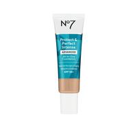 No7 Protect & Perfect Advanced All in One Foundation - Clido marfil - maquillaje de la base de desafo de edad con SPF 50 para mujeres - La crema ba