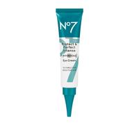 No7 Protect & Perfect Intense Advanced Eye Cream - Contorno de Ojos, 15 ml | Ácido hialurónico y manteca de karité, para ojeras, revive los ojos cansados