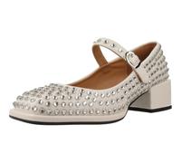 NOA HARMON Mujer Mocasines Zapatos Mary Jane Cherie 9843-80 Blanco Hueso (Blanco, Sistema Tallas Calzado EU, Adulto, Mujer, Números, Mediano, 37)