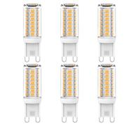 Noa Home Deco Bombilla LED G9 3W, 2700K Blanco Cálido, 360° Ángulo Haz, CRI85+, Bombilla G9 LED, Ahorro Energía Halógena Reemplazo para Candelabro, Plafón, Aplique, Lámpara Mesa