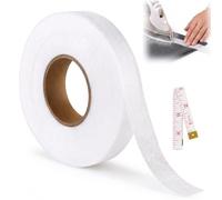 Noa Home Deco Cinta Termoadhesiva para Dobladillos 64 m x 20 mm Blanca con Cinta Métrica, Adhesivo Textil sin Coser, Lavable, para Pantalones, Cortinas, Ropa y Arreglos de Costura