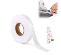 Noa Home Deco Cinta Termoadhesiva para Dobladillos 64m x 20mm Blanco, Banda Adhesiva Tela sin Coser, Lavable Plancha Cortinas Pantalones Ropa, Reparación Bricolaje